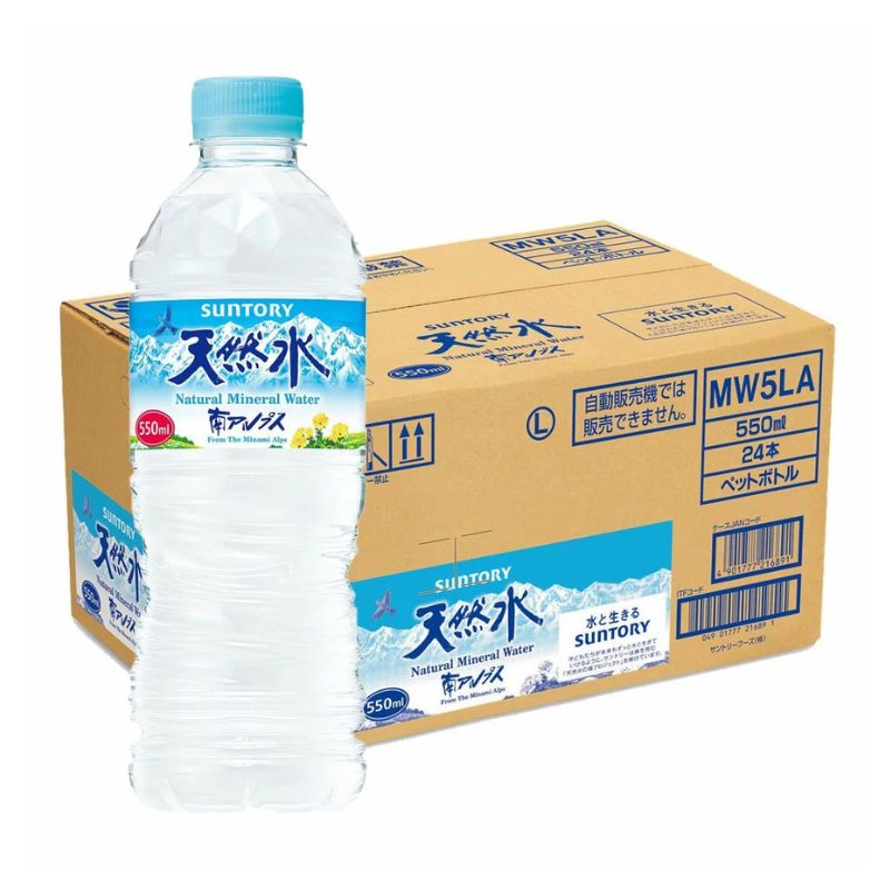 天然水　５５０ｍｌケース
