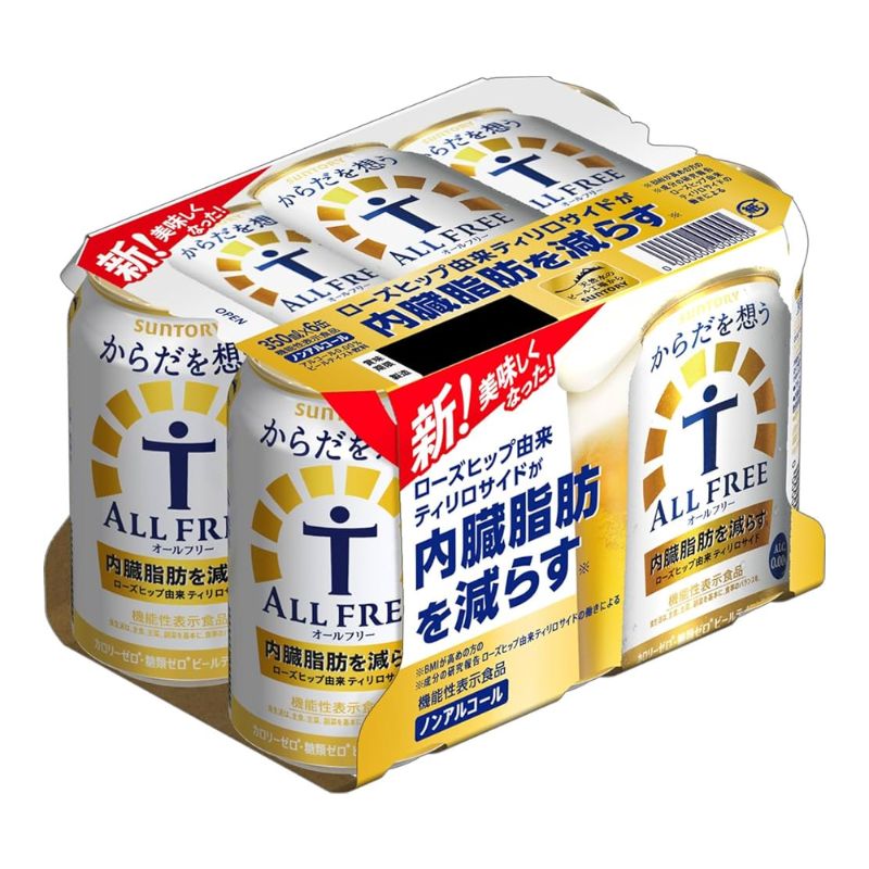 からだを想うオールフリー　３５０ｍｌ６缶パック