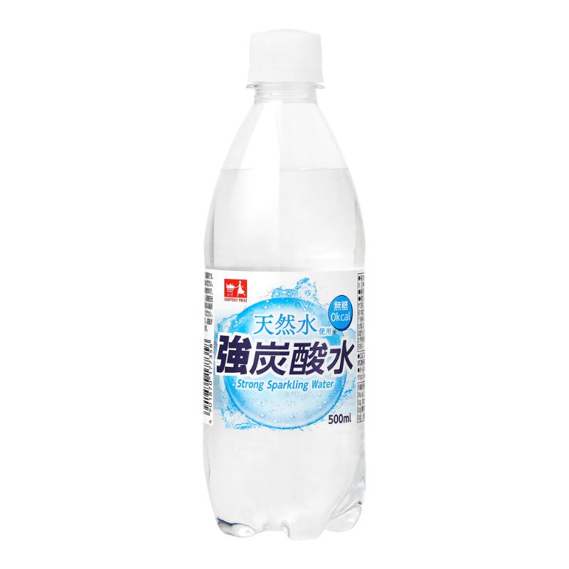 ショッパーズプライス　天然水強炭酸水