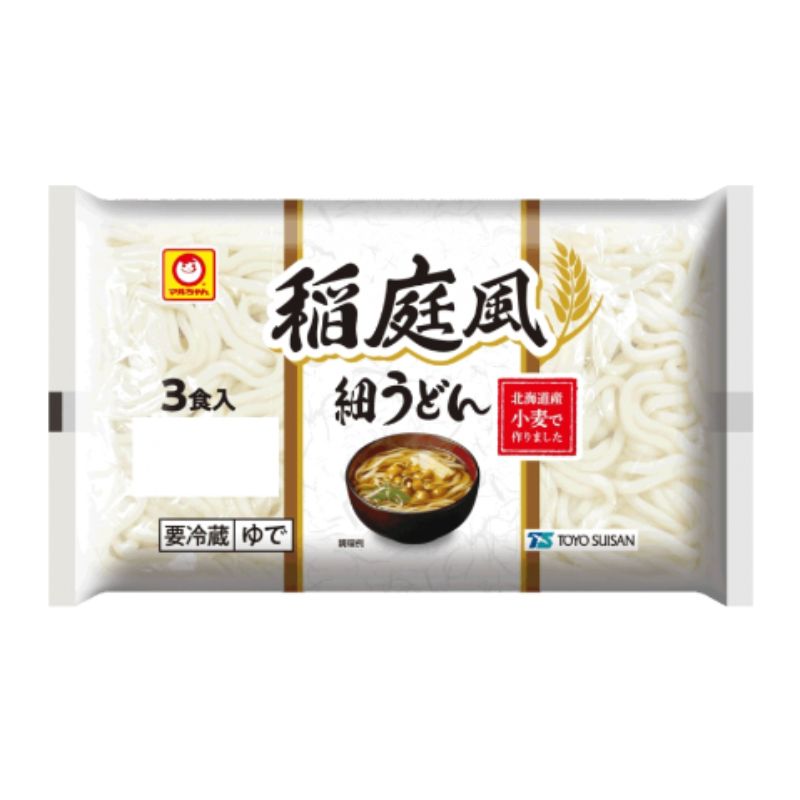 マルちゃん　北海道産小麦の稲庭風細うどん
