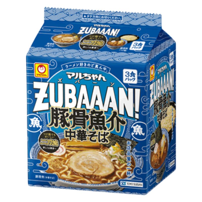 マルちゃん　ＺＵＢＡＡＡＮ！豚骨魚介中華そば